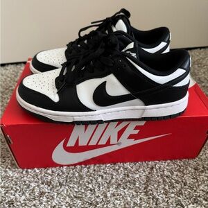 Womens Nike Dunks Black and White “Pandas” Low-Top Sneakers